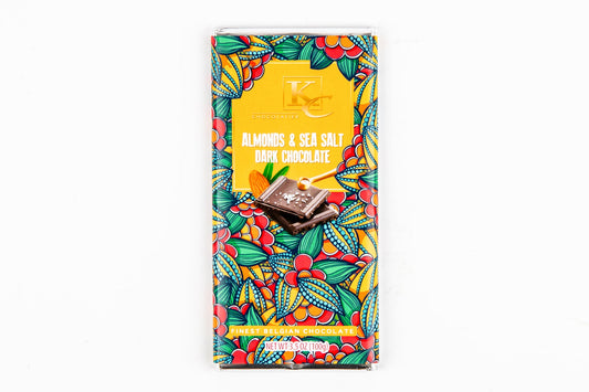 Almonds & Sea Salt Dark Chocolate 100 gr